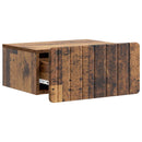 vidaXL Fali éjjeli szekrény Antik Fa 49 x 34,5 x 24 cm Szerelt Fa
