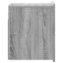 vidaXL Fali éjjeli szekrény Szürke Sonoma 33 x 34,5 x 43 cm Szerelt Fa