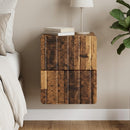vidaXL Fali éjjeli szekrény Antik Fa 33 x 34,5 x 43 cm Szerelt Fa
