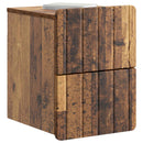 vidaXL Fali éjjeli szekrény Antik Fa 33 x 34,5 x 43 cm Szerelt Fa