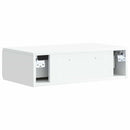vidaXL Fali oldaltábla Fehér 59 x 34,5 x 17 cm Szerelt Fa