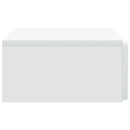 vidaXL Fali oldaltábla Fehér 59 x 34,5 x 17 cm Szerelt Fa
