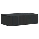 vidaXL Fali oldaltábla Fekete 59 x 34,5 x 17 cm Szerelt Fa
