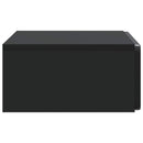 vidaXL Fali oldaltábla Fekete 59 x 34,5 x 17 cm Szerelt Fa