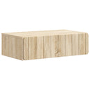 vidaXL Fali oldaltábla Sonoma Tölgy 59 x 34,5 x 17 cm Szerelt Fa