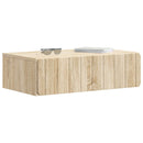 vidaXL Fali oldaltábla Sonoma Tölgy 59 x 34,5 x 17 cm Szerelt Fa