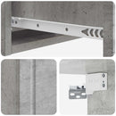vidaXL Fali oldaltábla Betonszürke 59 x 34,5 x 17 cm Szerelt Fa