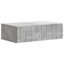 vidaXL Fali oldaltábla Betonszürke 59 x 34,5 x 17 cm Szerelt Fa