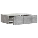 vidaXL Fali oldaltábla Betonszürke 59 x 34,5 x 17 cm Szerelt Fa