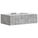 vidaXL Fali oldaltábla Betonszürke 59 x 34,5 x 17 cm Szerelt Fa