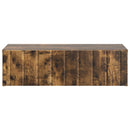 vidaXL Fali oldaltábla Füstös Tölgy 59 x 34,5 x 17 cm Szerelt Fa
