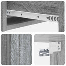 vidaXL Fali oldaltábla Szürke Sonoma 59 x 34,5 x 17 cm Szerelt Fa