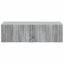 vidaXL Fali oldaltábla Szürke Sonoma 59 x 34,5 x 17 cm Szerelt Fa