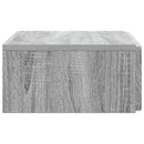 vidaXL Fali oldaltábla Szürke Sonoma 59 x 34,5 x 17 cm Szerelt Fa