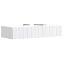 vidaXL Fali oldaltábla Fehér 87,5 x 34,5 x 17 cm Szerelt Fa