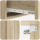 vidaXL Fali oldaltábla Sonoma Tölgy 87,5 x 34,5 x 17 cm Szerelt Fa