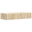 vidaXL Fali oldaltábla Sonoma Tölgy 87,5 x 34,5 x 17 cm Szerelt Fa