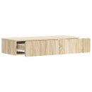 vidaXL Fali oldaltábla Sonoma Tölgy 87,5 x 34,5 x 17 cm Szerelt Fa