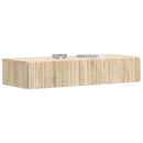 vidaXL Fali oldaltábla Sonoma Tölgy 87,5 x 34,5 x 17 cm Szerelt Fa
