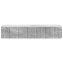 vidaXL Fali oldaltábla Betonszürke 87,5 x 34,5 x 17 cm Szerelt Fa