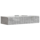 vidaXL Fali oldaltábla Betonszürke 87,5 x 34,5 x 17 cm Szerelt Fa