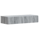 vidaXL Fali oldaltábla Szürke Sonoma 87,5 x 34,5 x 17 cm Szerelt Fa