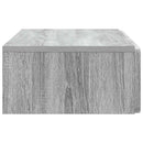 vidaXL Fali oldaltábla Szürke Sonoma 87,5 x 34,5 x 17 cm Szerelt Fa