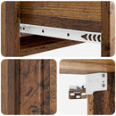 vidaXL Fali oldaltábla Antik Fa 87,5 x 34,5 x 17 cm Szerelt Fa