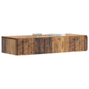 vidaXL Fali oldaltábla Antik Fa 87,5 x 34,5 x 17 cm Szerelt Fa