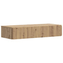 vidaXL Fali oldaltábla Kézműves Tölgy 87,5 x 34,5 x 17 cm Szerelt Fa