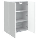 vidaXL Fali szekrény Fehér 66 x 34,5 x 90 cm Szerelt Fa