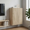 vidaXL Fali szekrény Sonoma Tölgy 66 x 34,5 x 90 cm Szerelt Fa
