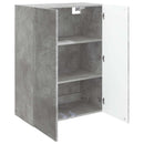 vidaXL Fali szekrény Betonszürke 66 x 34,5 x 90 cm Szerelt Fa