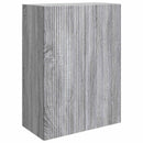 vidaXL Fali szekrény Szürke Sonoma 66 x 34,5 x 90 cm Szerelt Fa