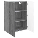 vidaXL Fali szekrény Szürke Sonoma 66 x 34,5 x 90 cm Szerelt Fa
