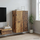 vidaXL Fali szekrény Antik Fa 66 x 34,5 x 90 cm Szerelt Fa