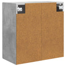 vidaXL Fali szekrény Betonszürke 59 x 31 x 60 cm Szerelt Fa