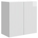 vidaXL Fali szekrény Magasfényű Fehér 59 x 31 x 60 cm Szerelt Fa