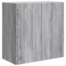 vidaXL Fali szekrény Szürke Sonoma 59 x 31 x 60 cm Szerelt Fa
