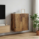 vidaXL Fali szekrény Antik Fa 59 x 31 x 60 cm Szerelt Fa