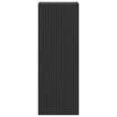 vidaXL Fali szekrény Fekete 33 x 34,5 x 90 cm Szerelt Fa