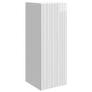 vidaXL Fali szekrény Magasfényű Fehér 33 x 34,5 x 90 cm Szerelt Fa