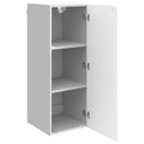 vidaXL Fali szekrény Magasfényű Fehér 33 x 34,5 x 90 cm Szerelt Fa