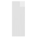 vidaXL Fali szekrény Magasfényű Fehér 33 x 34,5 x 90 cm Szerelt Fa