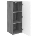 vidaXL Fali szekrény Szürke Sonoma 33 x 34,5 x 90 cm Szerelt Fa