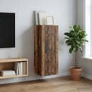 vidaXL Fali szekrény Antik Fa 33 x 34,5 x 90 cm Szerelt Fa