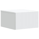 vidaXL Fali éjjeli szekrény 2 pcs Fehér 33 x 34,5 x 20 cm Szerelt Fa