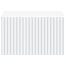vidaXL Fali éjjeli szekrény 2 pcs Fehér 33 x 34,5 x 20 cm Szerelt Fa