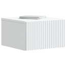 vidaXL Fali éjjeli szekrény 2 pcs Fehér 33 x 34,5 x 20 cm Szerelt Fa