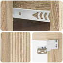 vidaXL Fali éjjeli szekrény 2 pcs Sonoma Tölgy 33 x 34,5 x 20 cm
